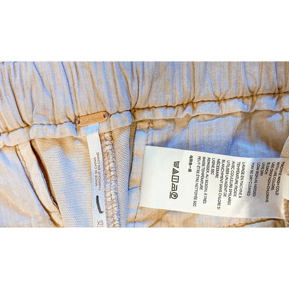 *NEW* Free People Blush High Rise Pleated Paperbag Tapered Leg Multipocket Pants - Picture 11 of 12